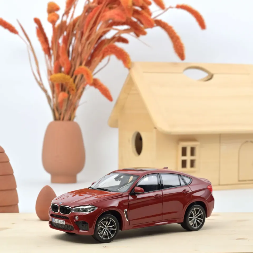 Norev BMW X6 M 2015 miniature 1/18 rouge métallisé SUV