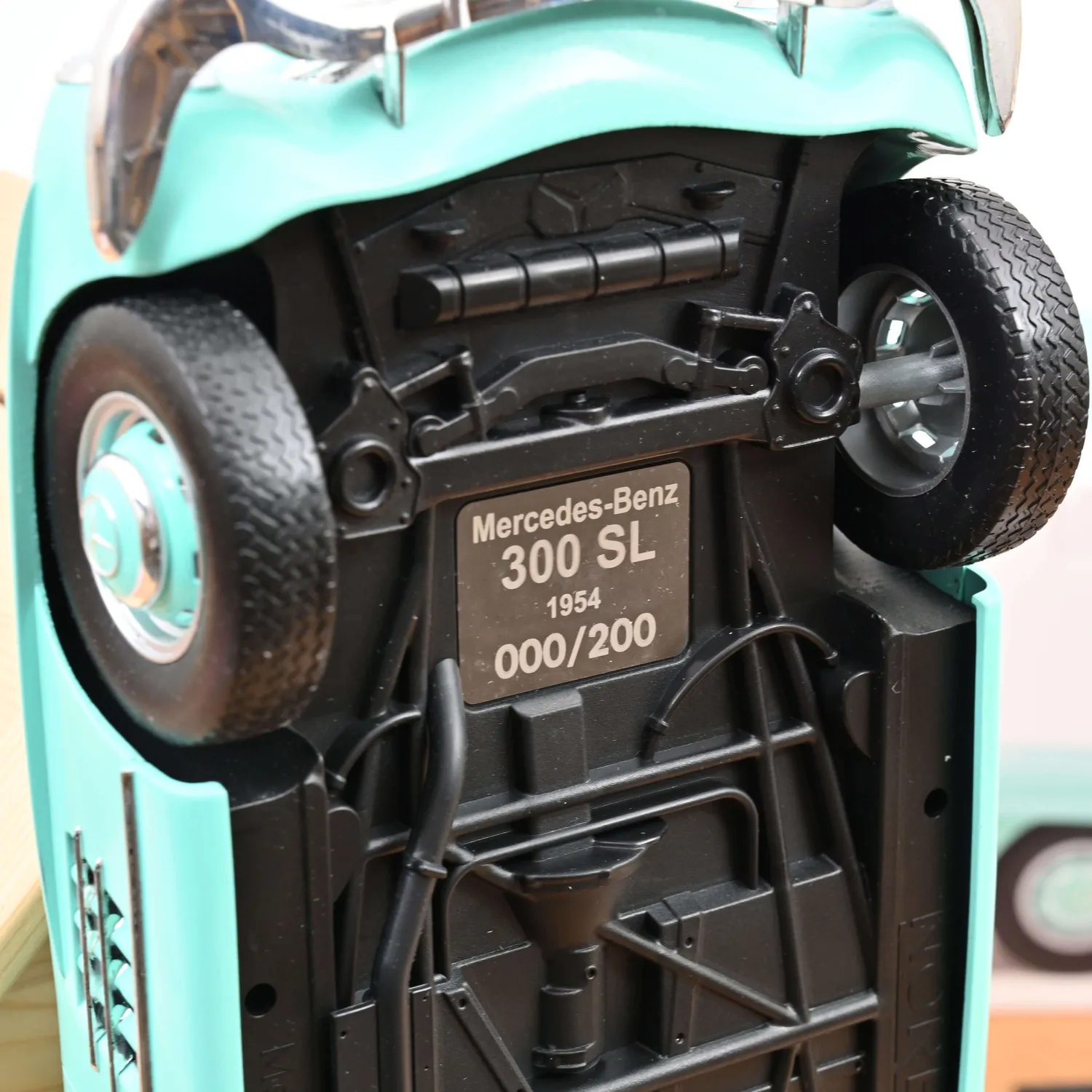 Norev Mercedes 300 SL 1956 miniature turquoise 1/12 200pcs