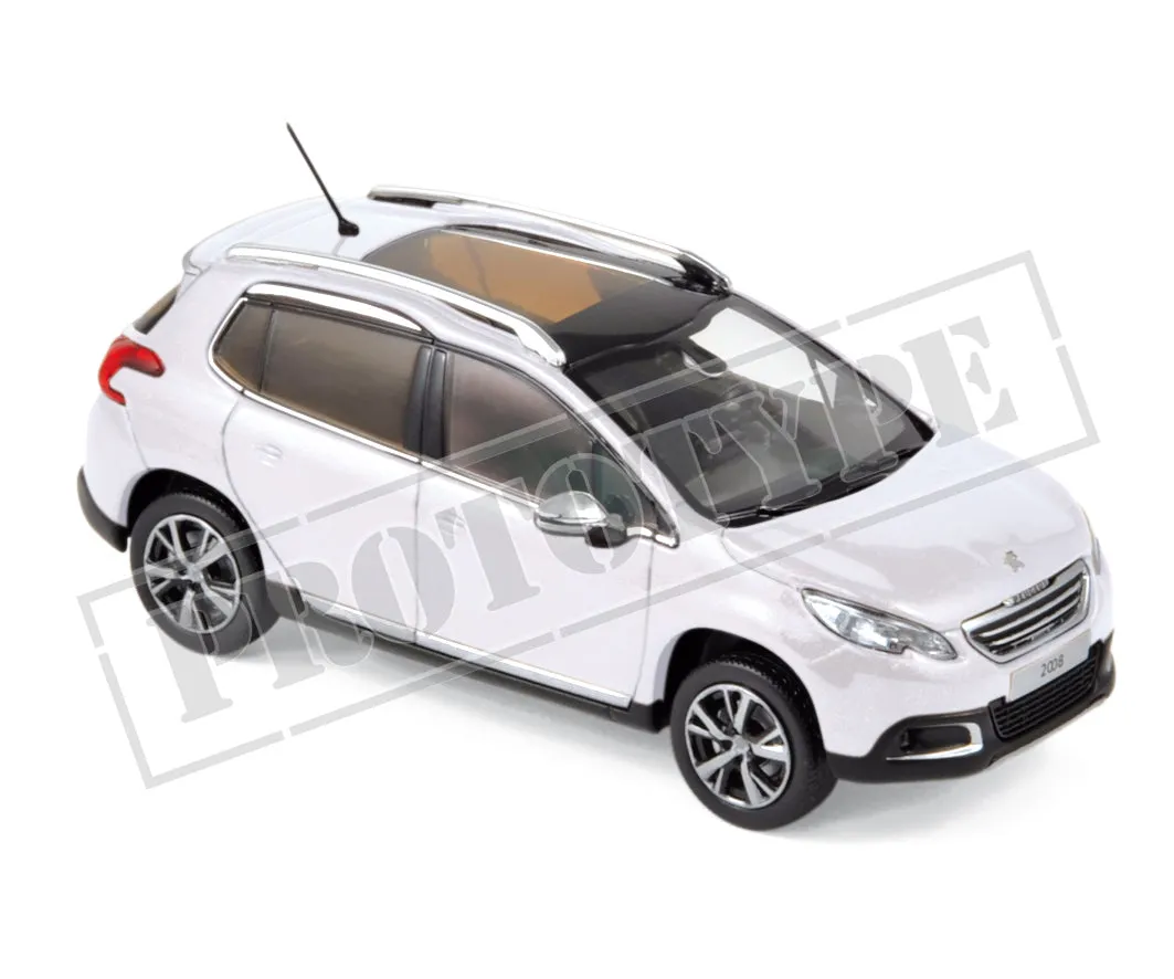 Norev Peugeot 2008 2013 voiture miniature 1/43 blanc