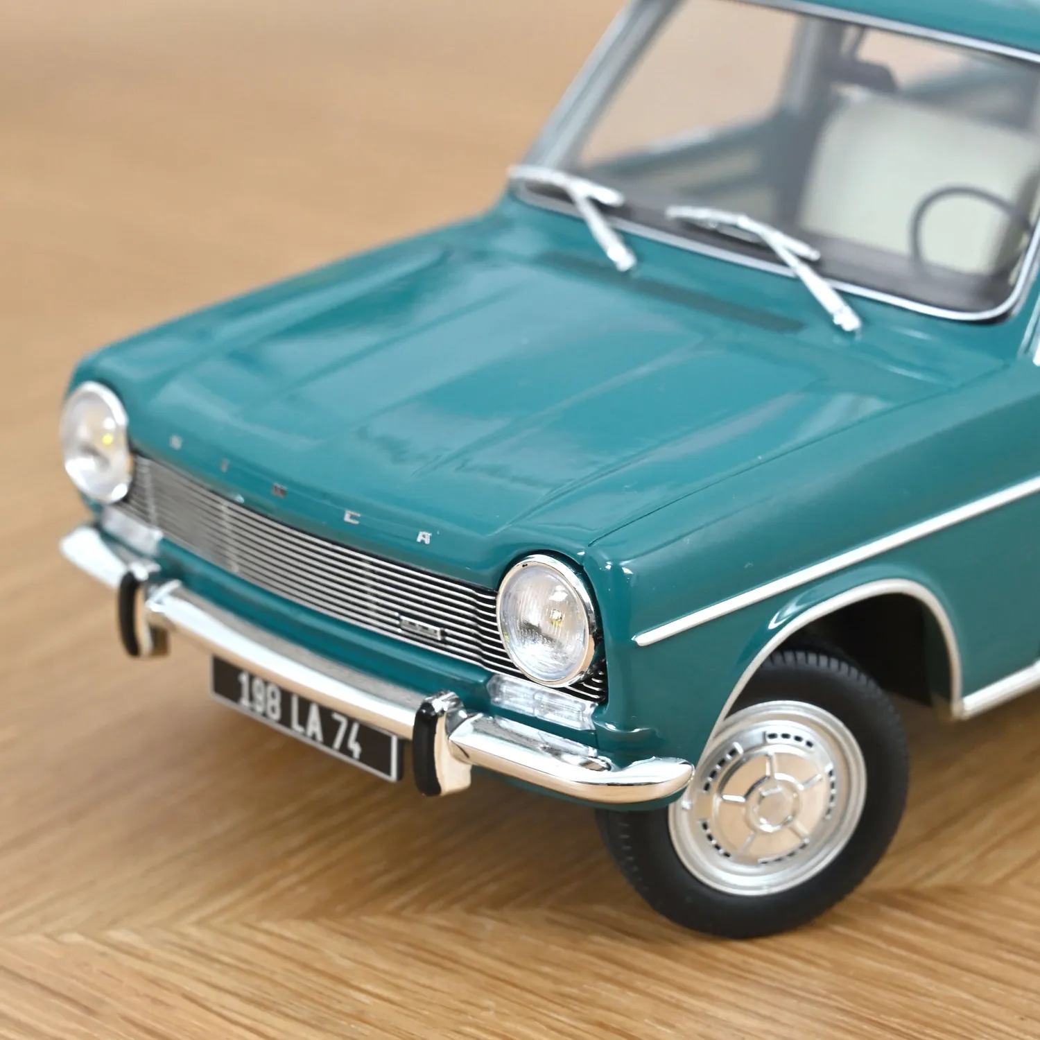 Norev Simca 1100 GLS 1968 miniature 1/18 vert borodine
