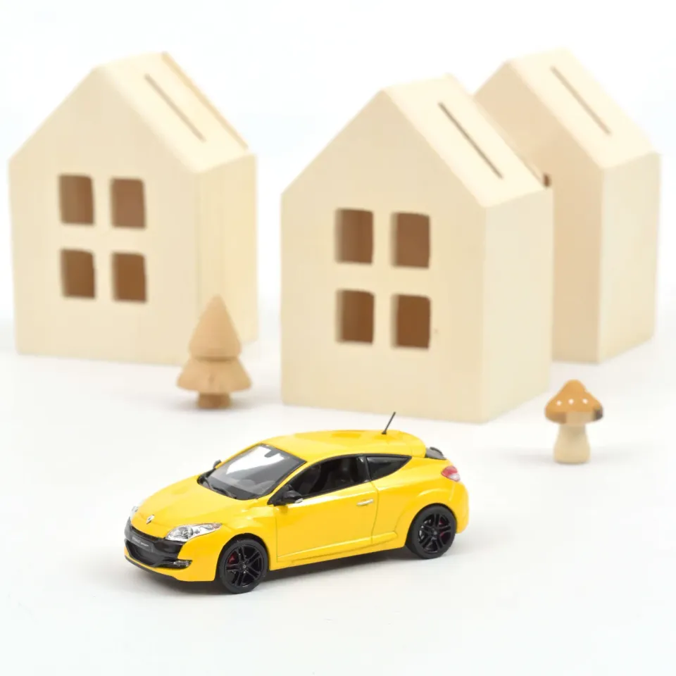 Norev Renault Mégane R.S. 2009 miniature 1/43 jaune sportive