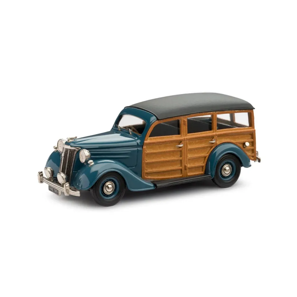 Brooklin Ford Pilot Station Wagon 1952 miniature woody bleue