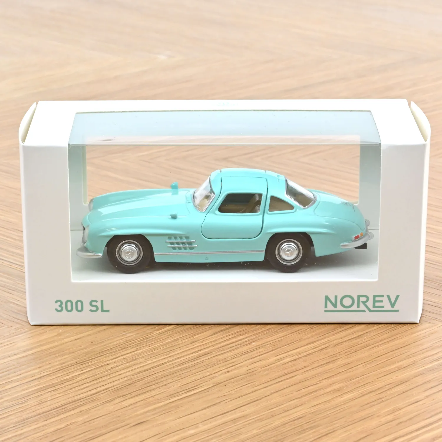 Norev Mercedes 300SL Jet-car miniature 1/43 turquoise 1955