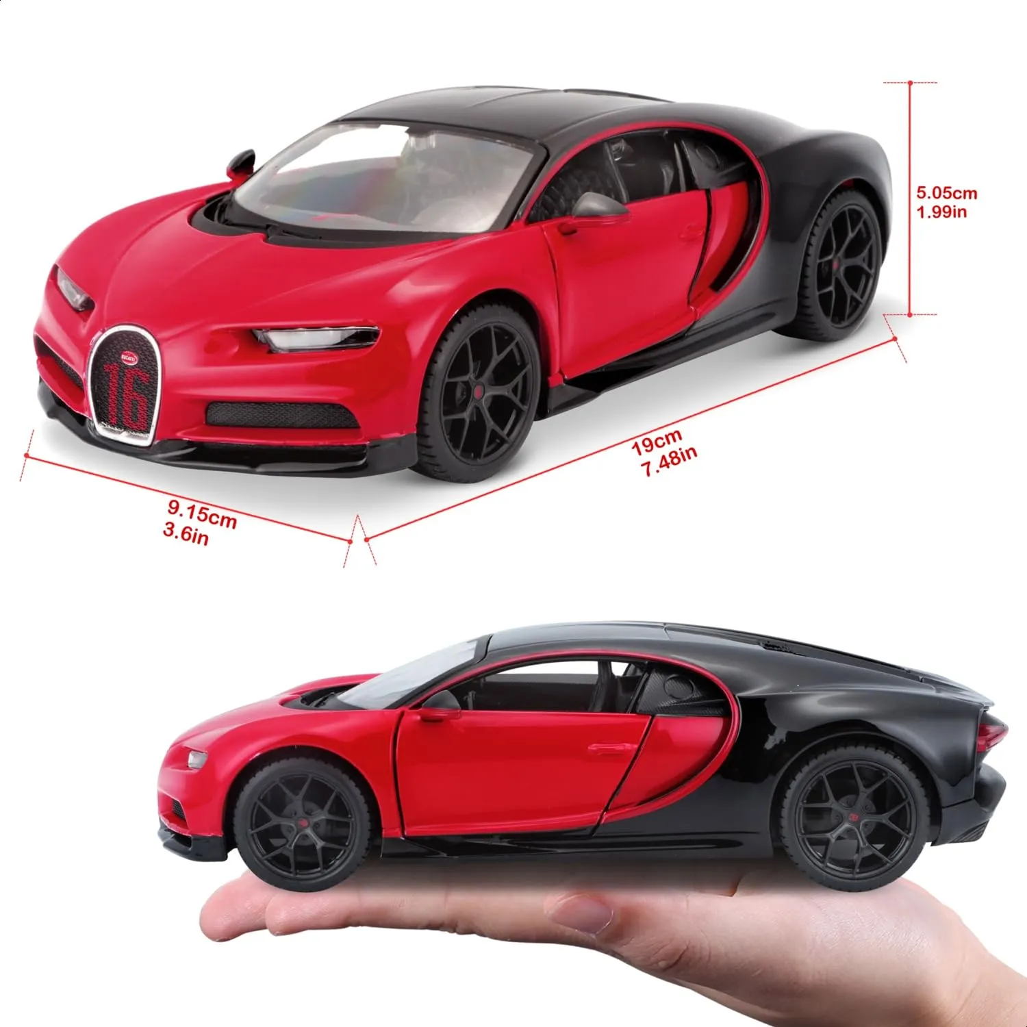 Maisto Special Edition 31524 Bugatti Chiron Sport miniature 1/24 rouge