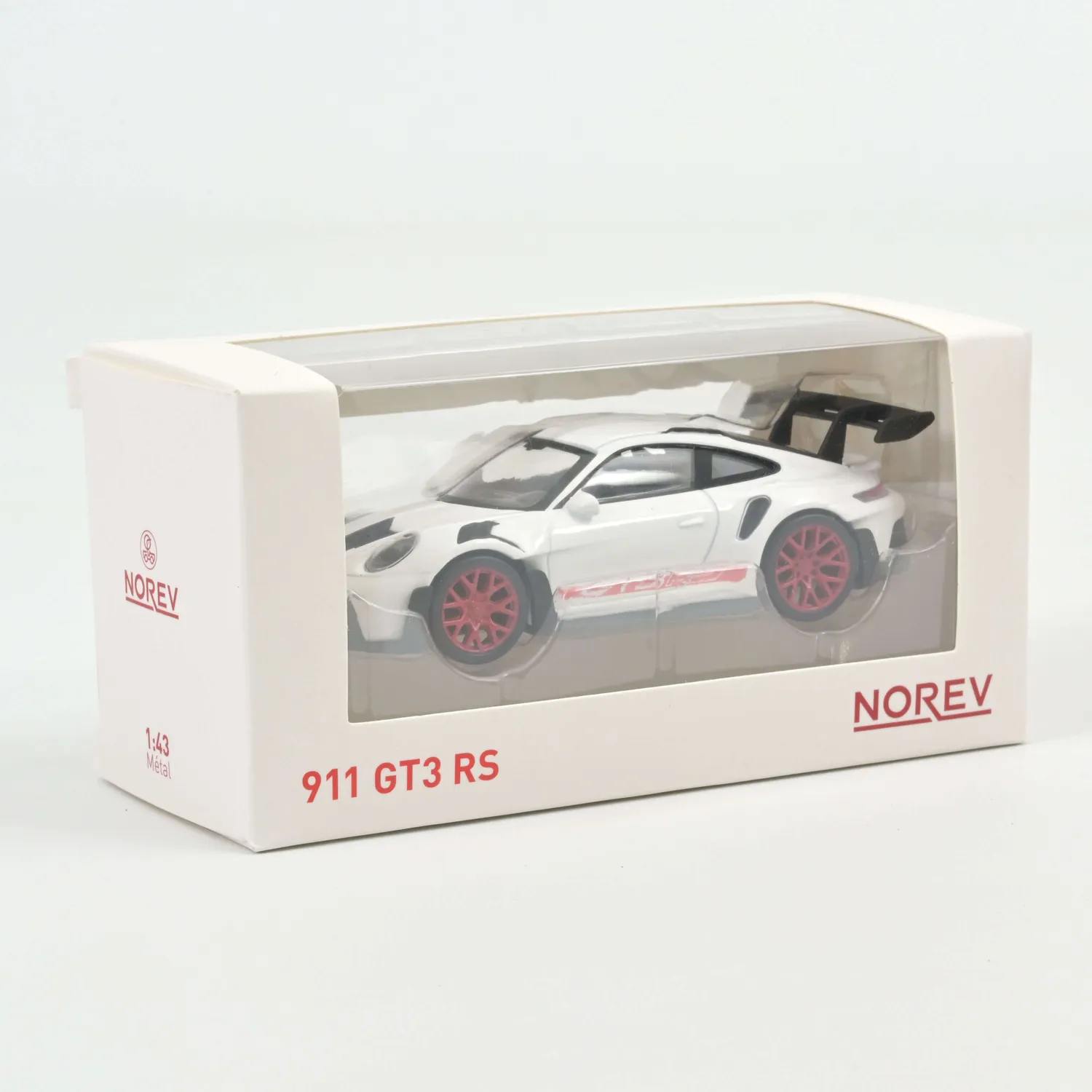 Norev Porsche 911 GT3 RS 2022 miniature 1/43 Blanc