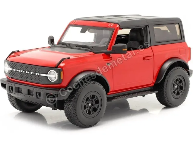 Maisto 531456 Ford Bronco Wildtrak voiture miniature 1:18 rouge