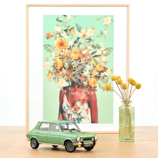 Norev Simca 1100 Ti 1975 voiture miniature 1/18 vert 300 pcs
