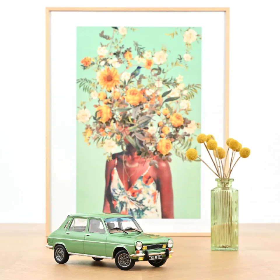 Norev Simca 1100 Ti 1975 voiture miniature 1/18 vert 300 pcs