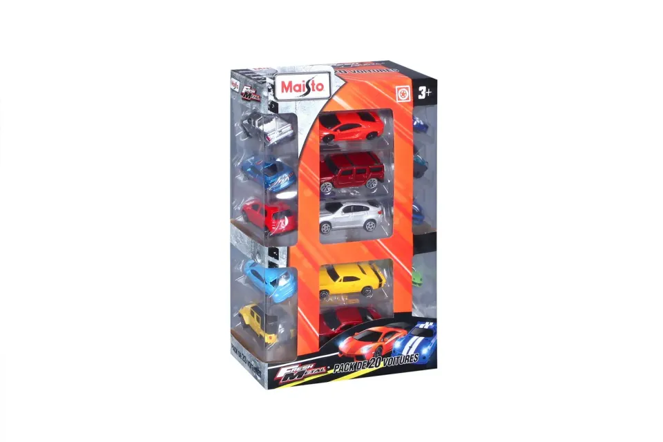 Maisto Fresh Metal coffret 20 voitures miniatures 1/72 métal