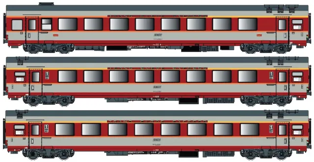 MINIS GC Jules Verne SNCF coffret 3 voitures Ep.IV AC