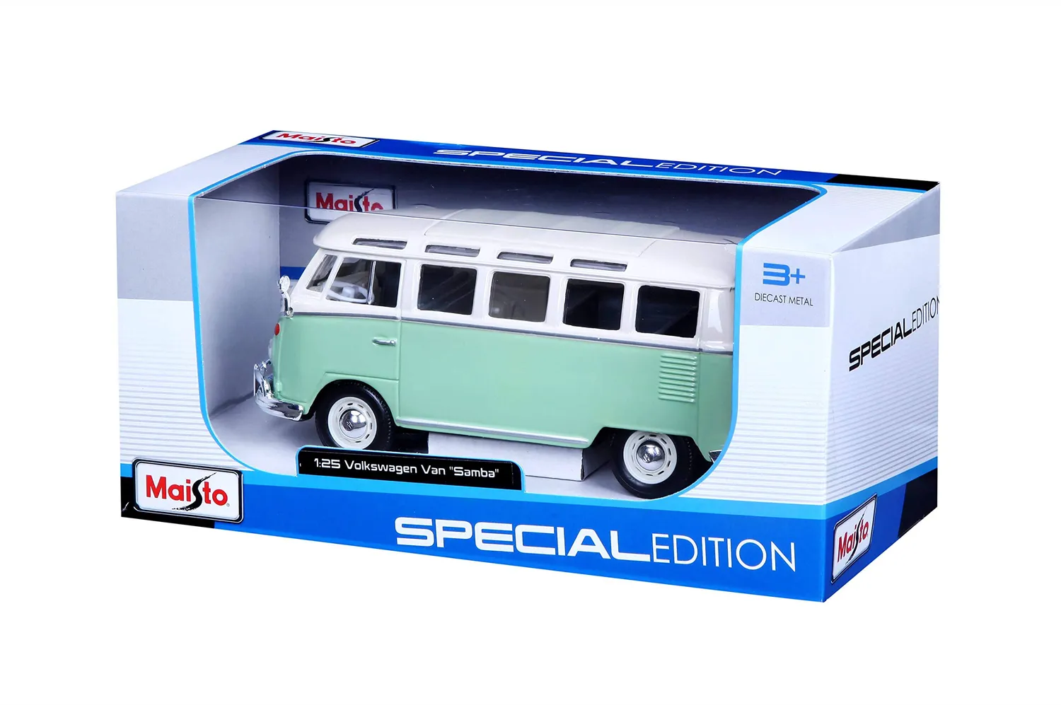 Maisto Volkswagen Van Samba miniature 1/24 verte