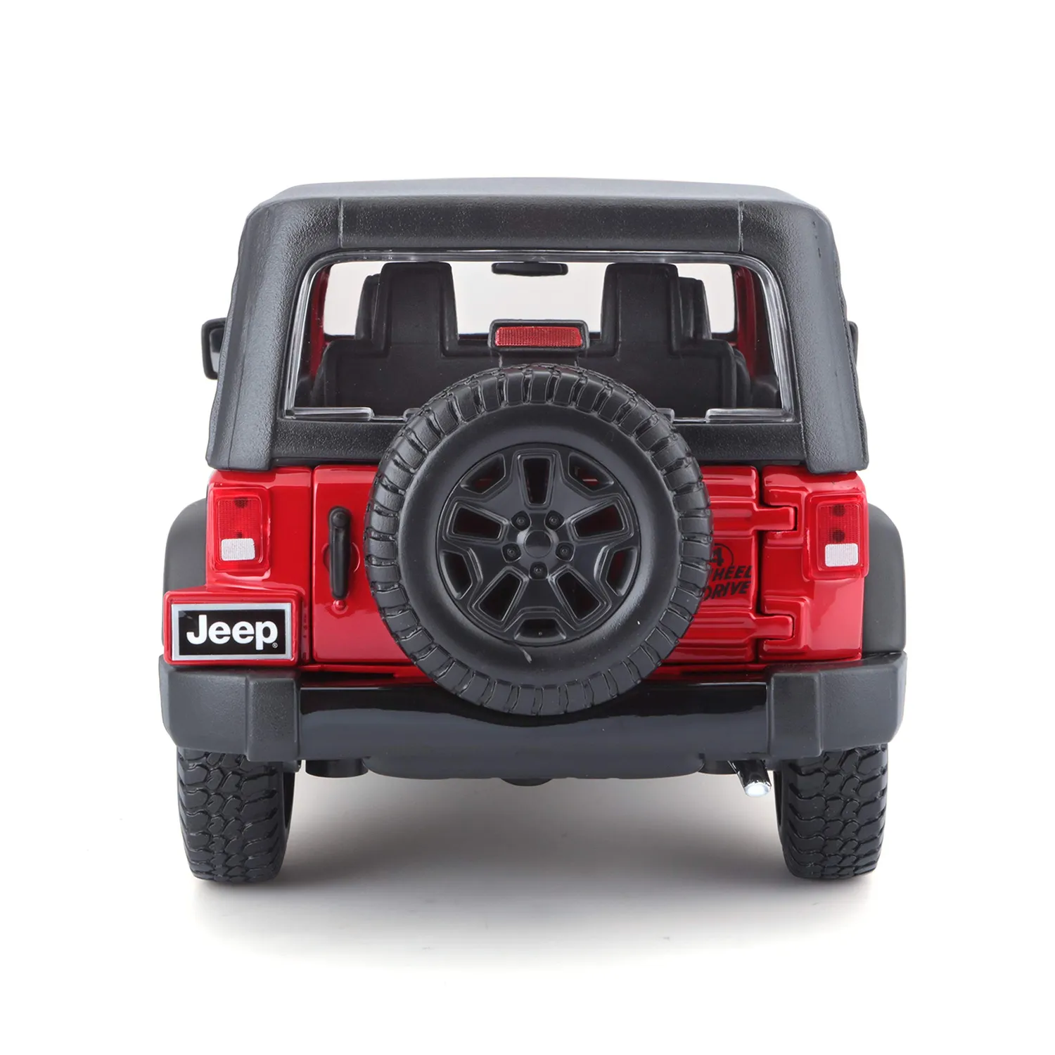 Maisto Jeep Wrangler Willys miniature 1/18 jaune 31676Y