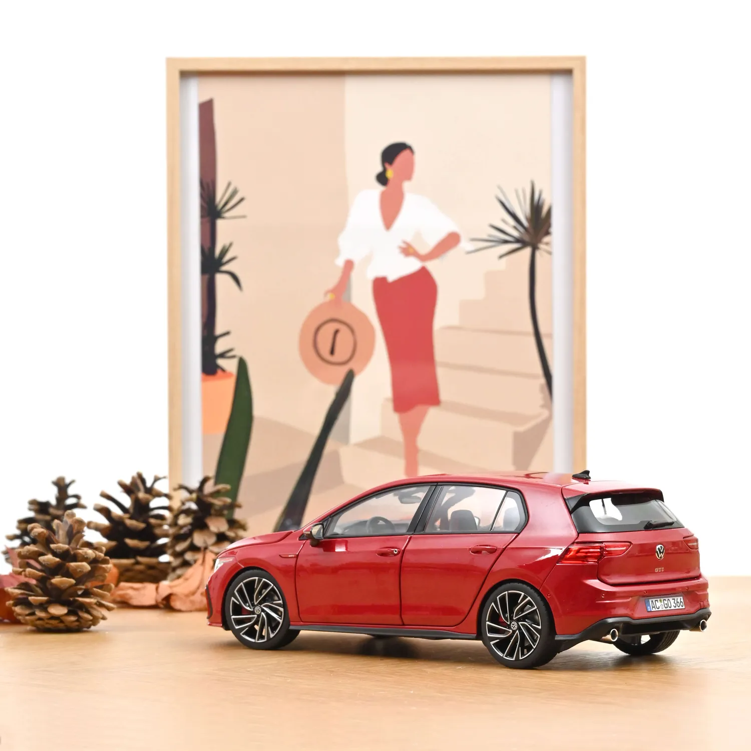 Norev VW Golf GTI 2020 voiture miniature 1/18 rouge Tornado