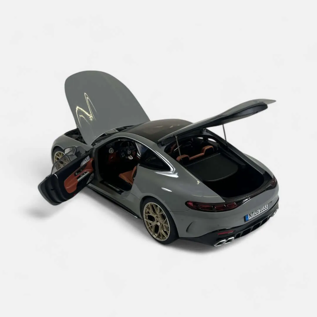 NZG Mercedes-AMG GT 63 gris alpin voiture miniature 1:12 ouvrante