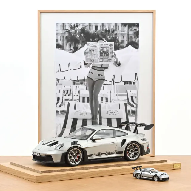 Norev Porsche 911 GT3 RS 2022 miniature 1/12 argent GT