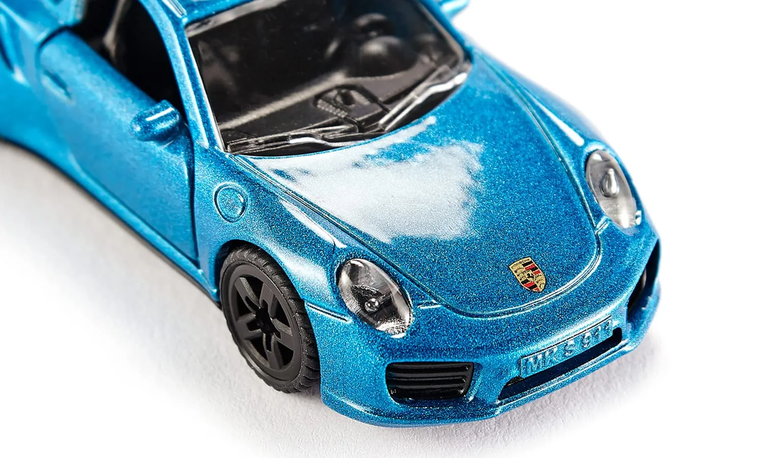 SIKU 1506 Porsche 911 Turbo S voiture miniature bleu portes