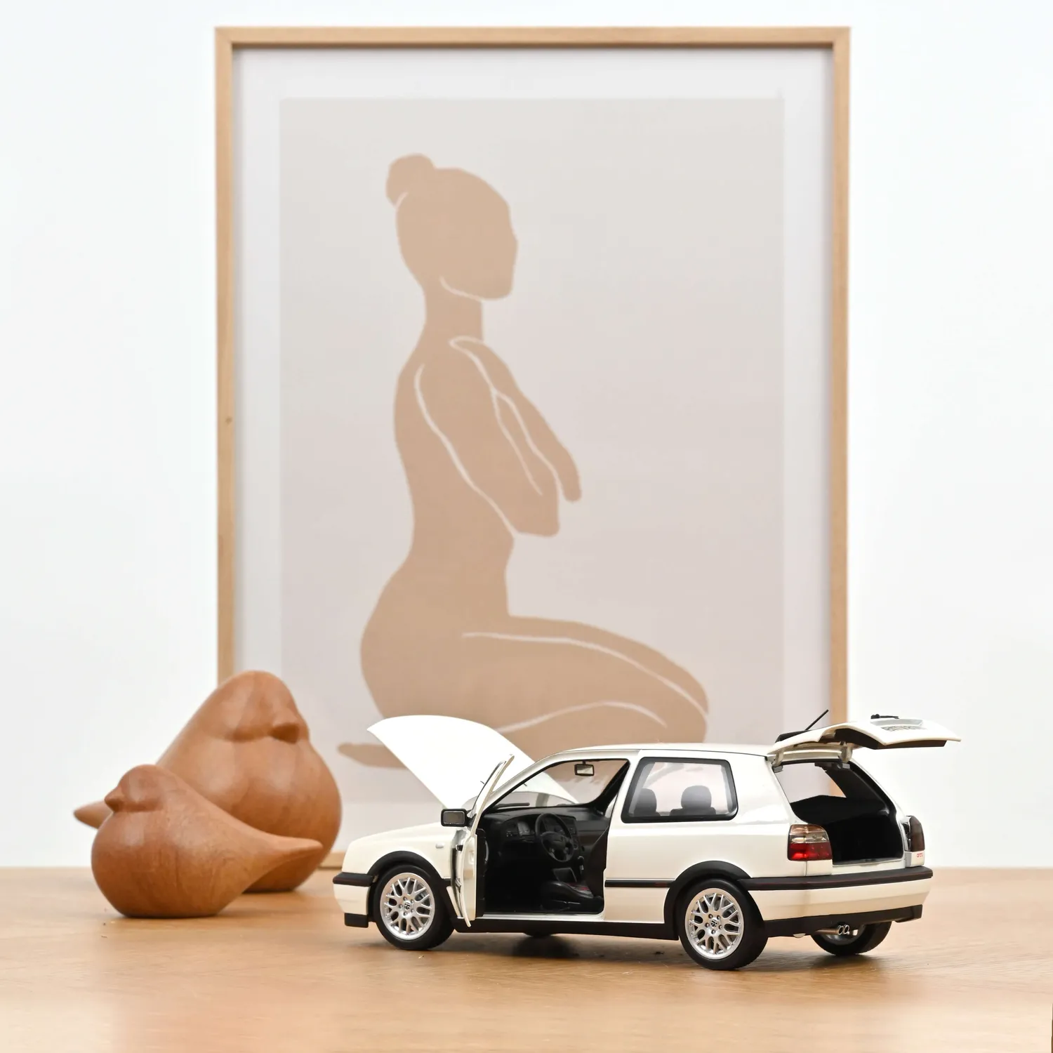 Norev VW Golf GTI 20 ans 1996 miniature 1/18 blanche