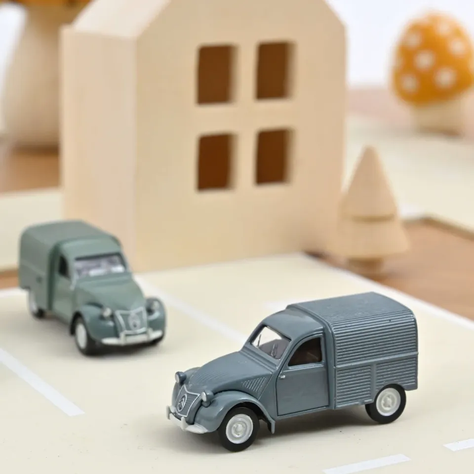 Norev Citroën 2CV Fourgonnette 1950 miniature 1/64 bleue