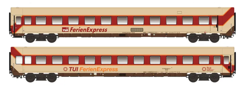 MINIS TUI Ferienexpress voitures-couchettes x2 Set II