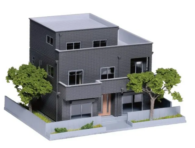 MINIS 804 W Hartwig maison miniature gris foncé