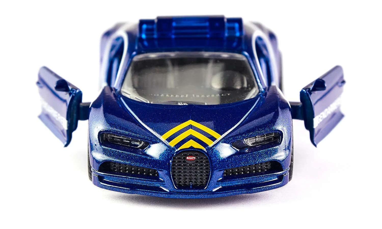 SIKU Super 1541 Bugatti Chiron police bleue métal