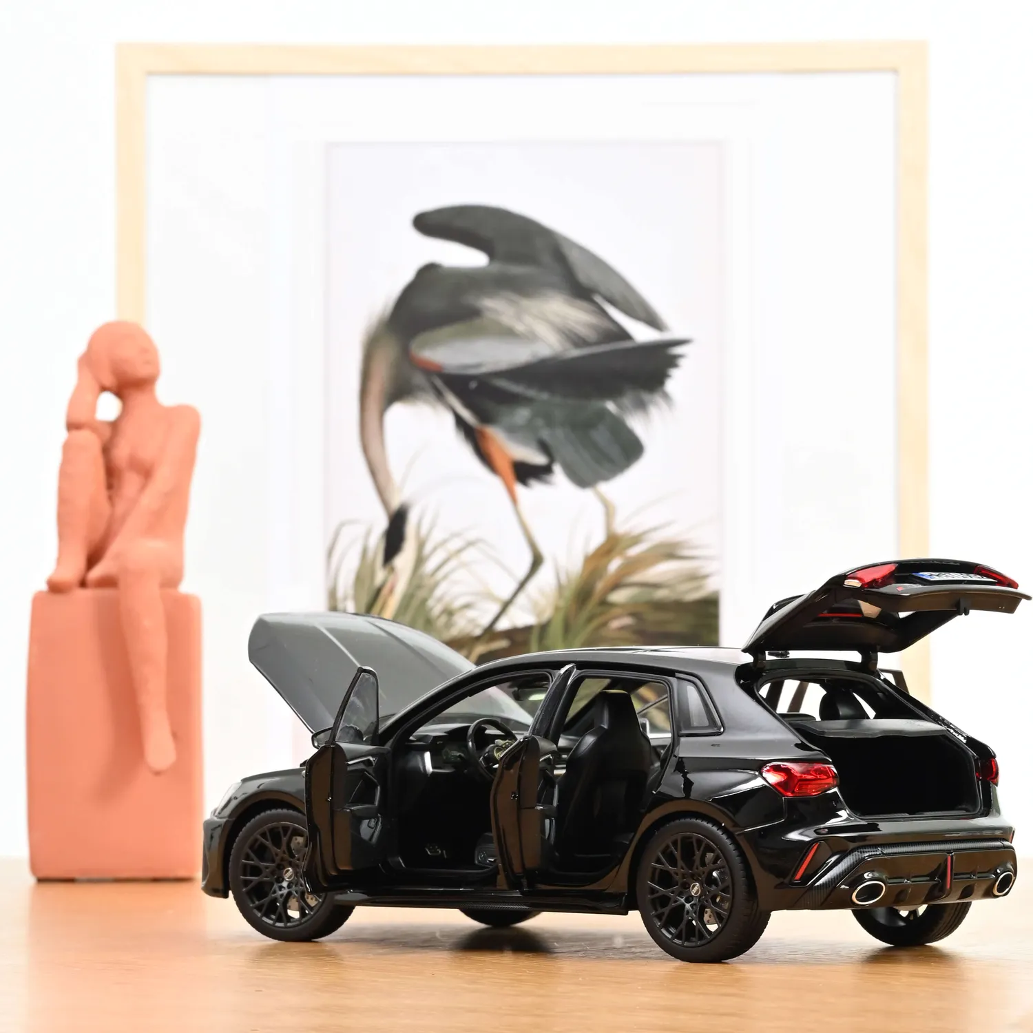 Norev Audi RS 3 Sportback 2025 miniature 1/18 noir mythe