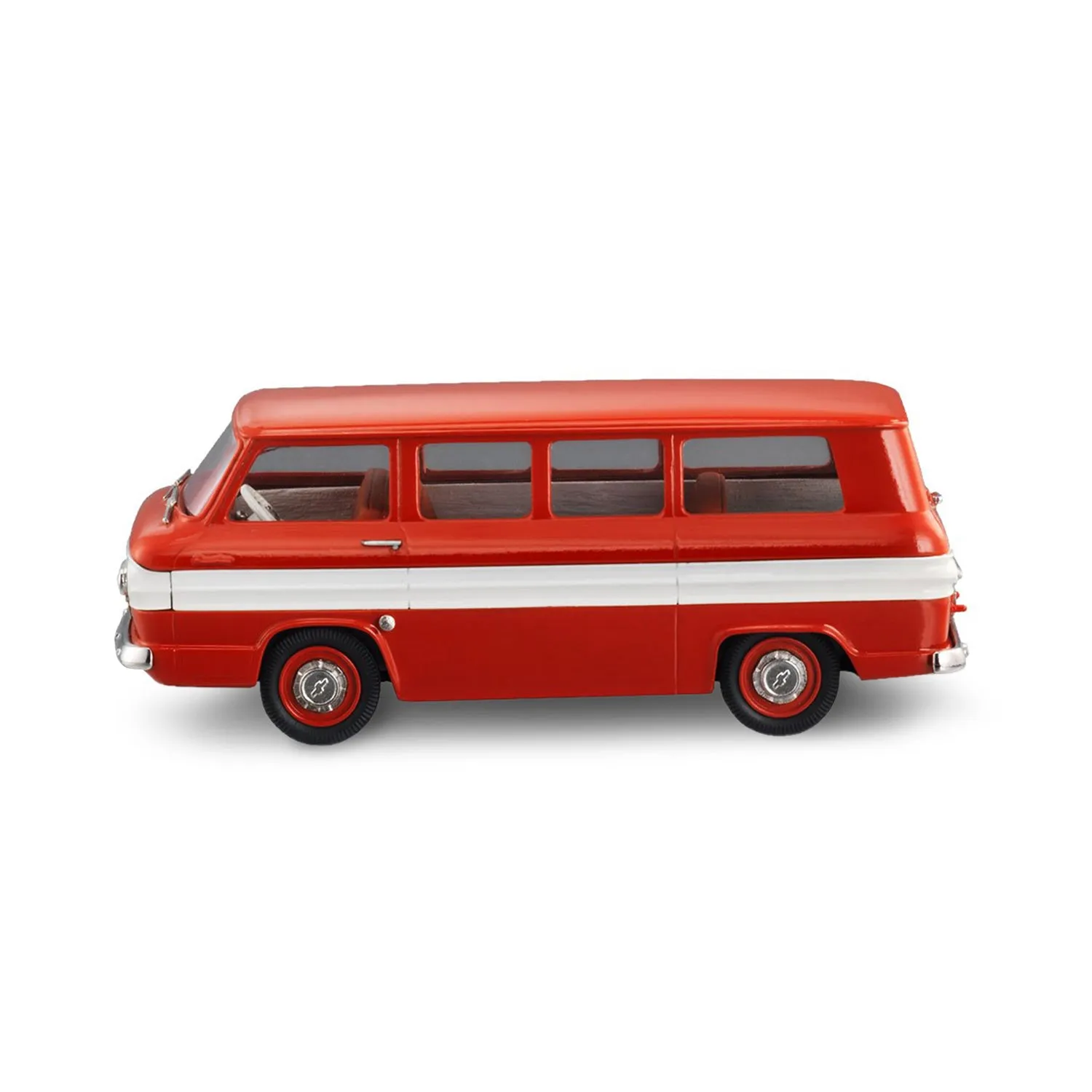 Brooklin BRK 1962 Chevrolet Corvair Greenbrier Sport Wagon miniature rouge