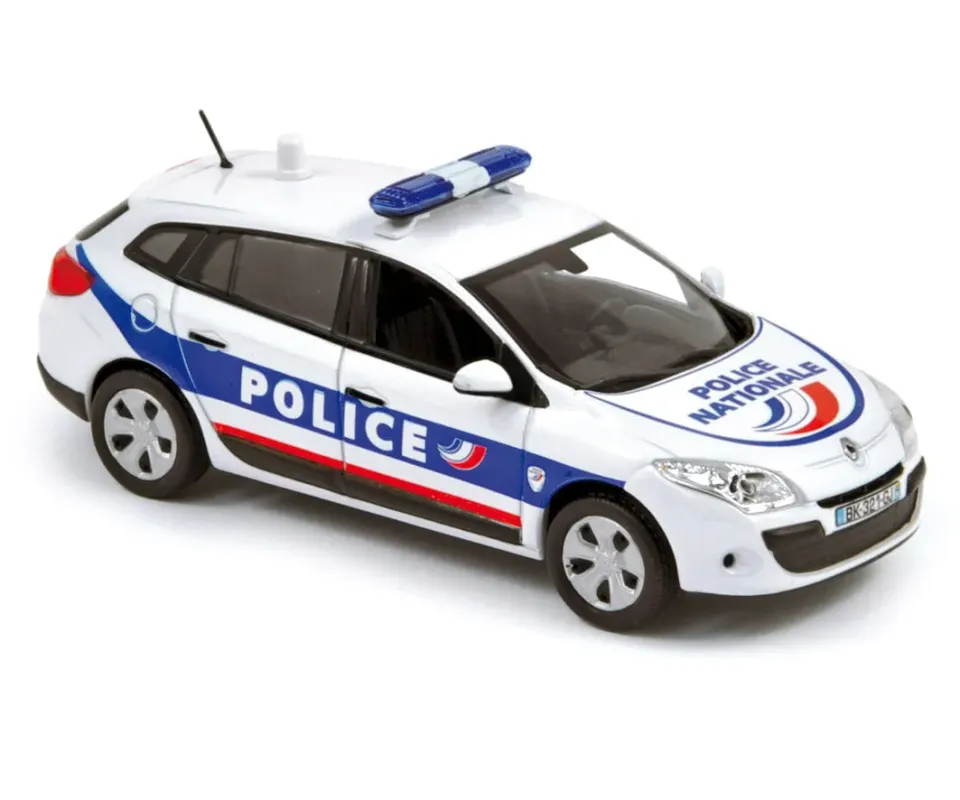 Norev Renault Megane 2009 miniature 1/43 police nationale