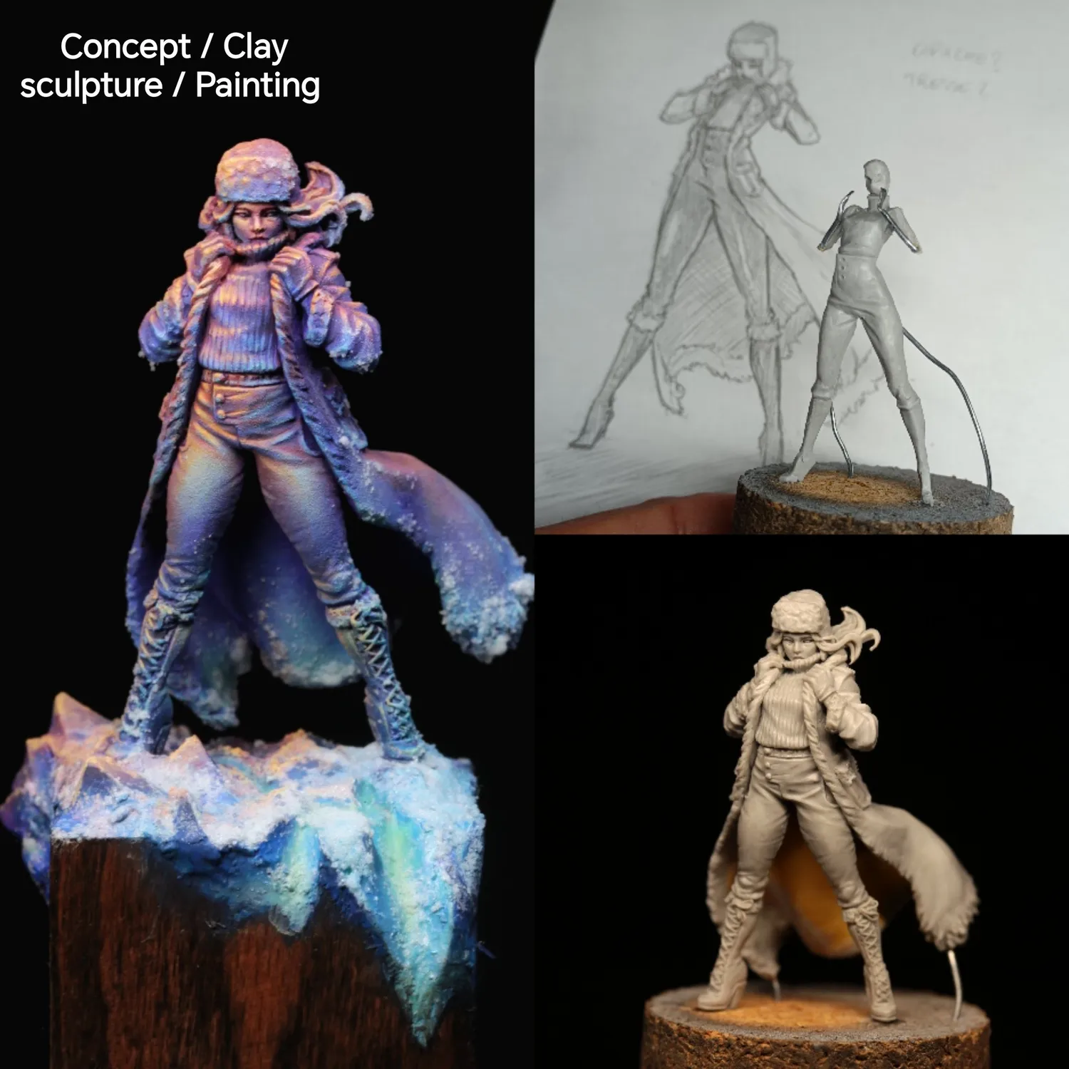 Graphigaut Studio Winter 54mm figurine résine primée
